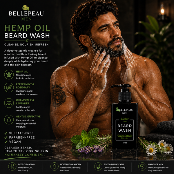 Beard Wash with Hemp Oil & Essential Oils