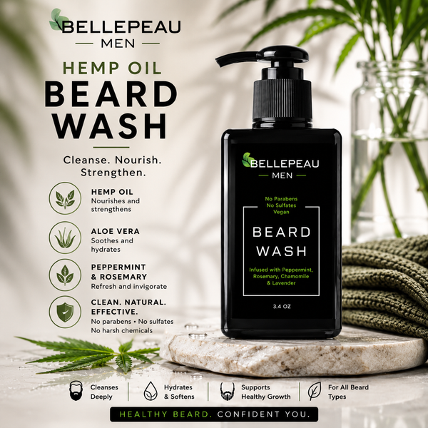 Beard Wash with Hemp Oil & Essential Oils